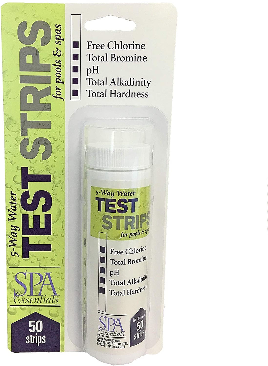 Spa Essentials 5-Way Water Test Strips